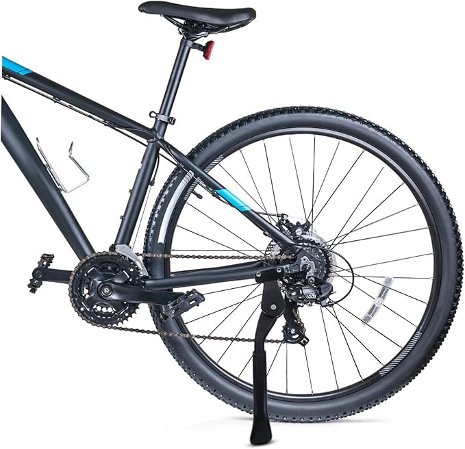 YARNOW Adjustable Bike Kickstand Aluminum Support Stand for Mountain Road Bikes Anti-slip Base Design for Easy Parking Uneven Ground