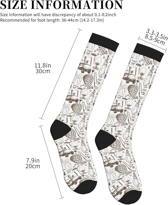 bassyil Compression Socks for Women & Men Circulation 15-20 mmHg Knee High Best Support for Nurses Travel Running Athletic