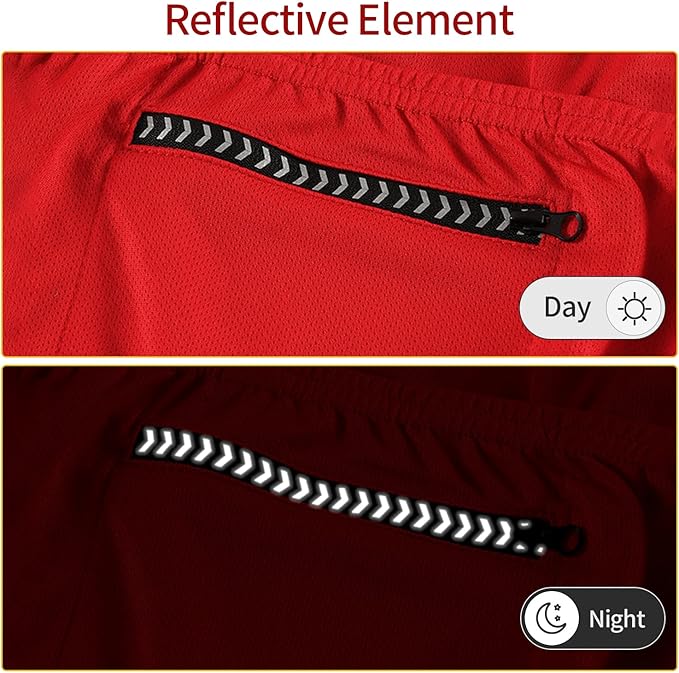BERGRISAR Men's Basic Cycling Jerseys Short Sleeves Mountain Bike Bicycle Shirt Zipper Pockets