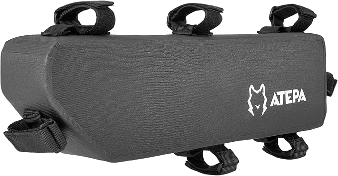 ATEPA Bike Frame Bag 2L/4L Bicycle Bag Top Tube Bike Bag For Bicycles Bike Saddle Bag Bike Pouch Under Seat For Mountain Road Bike Waterproof Large Capacity
