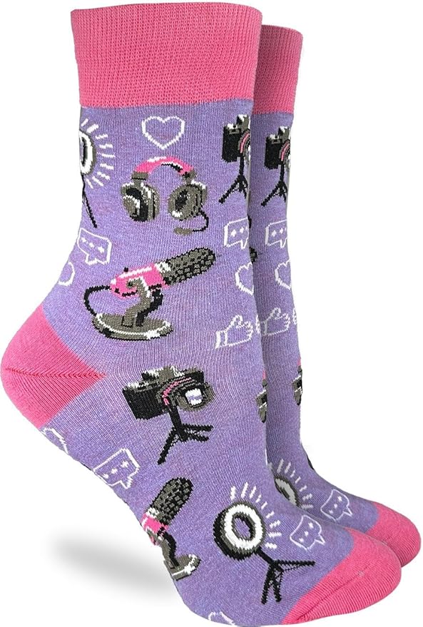 Good Luck Sock Novelty Crew Socks for Adults - For Men, Women and Teens
