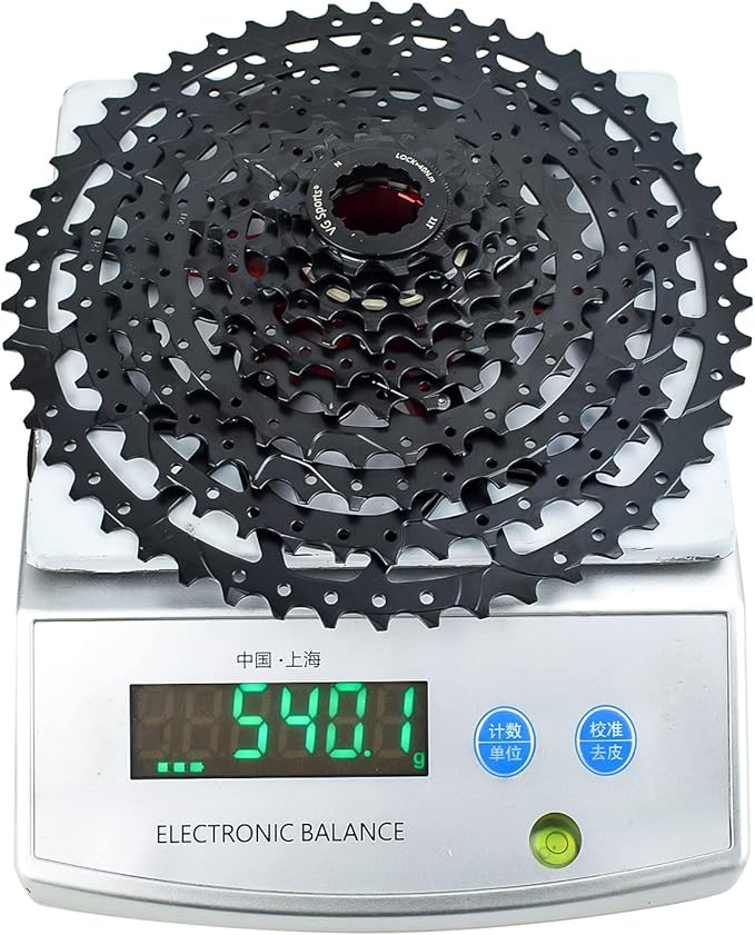 VG SPORTS 8/9/10/11/12 Speed Ultra-Light Bike Cassette for Mountain Bike 11-40T/11-42T/11-46T/11-50T/11-52T MTB Cassette Lightweight Aluminum Bracket Cassette