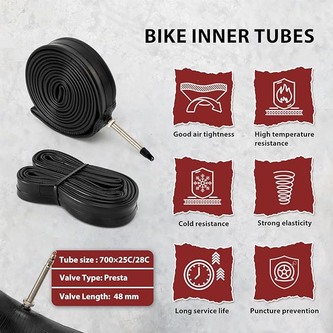 MOHEGIA 700C Road Bike Tire: 700x25C/700x28C Foldable 60 TPI Bicycle Tires Replacement for Cycle Race Road Touring Bike