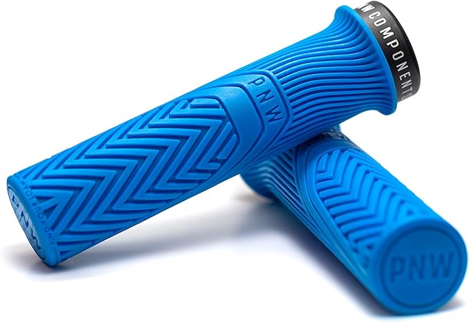 PNW Components Loam MTB Bike Grips – Lock-On Mountain Bike Handlebar Grips – 25A Tacky Rubber – Ergonomic Trail & Enduro Grip – 30mm or 34mm – Multiple Colors