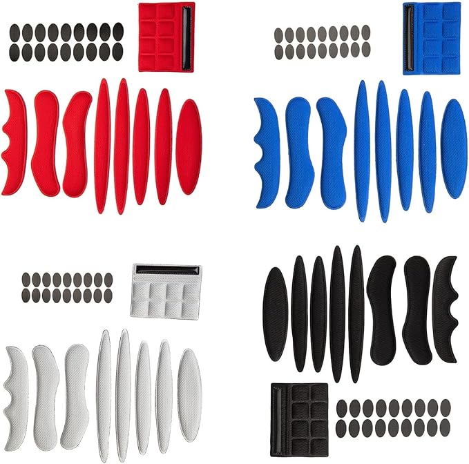 27Pcs Black Helmet Padding Foam Kit Bike Helmet Replacement Pads Helmets Foam Pads Set for Motorcycle Cycling Helmets Padding Replacement