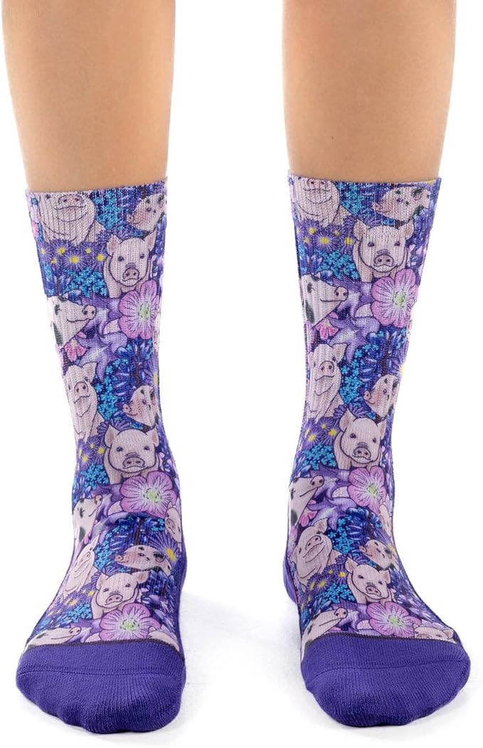 Good Luck Sock Novelty Crew Socks for Adults - For Men, Women and Teens