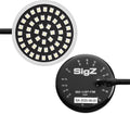 Rogue Rider Industries Sigz Black Label - Front & Rear LED Turn Signal Light Kit, White/Amber Turn Signals (1157) and Rear Red Turn Signals (1156) Compatible with Harley Davidson Motorcyles