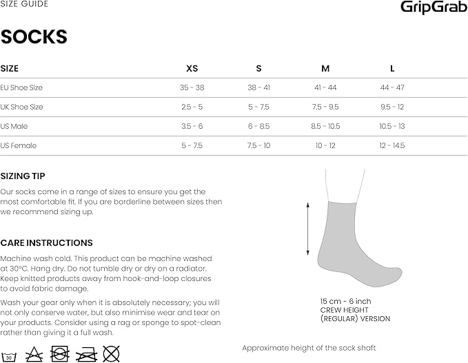 GripGrab Lightweight SL Performance Summer Cycling Socks Eyecatching 2 Lengths Road Mountain Gravel Bike Indoor Biking