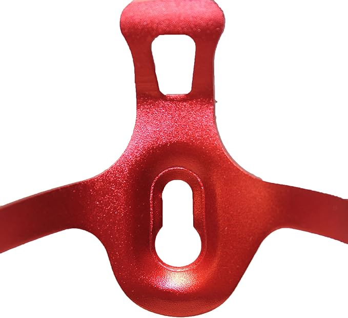 Libereco 2 Pack Lightweight Aluminum Alloy Bike Water Bottle Cage - Matte Finish, Universal Fit for Road Mountain Bicycles Cycling Accessories (Red (2 Pack))