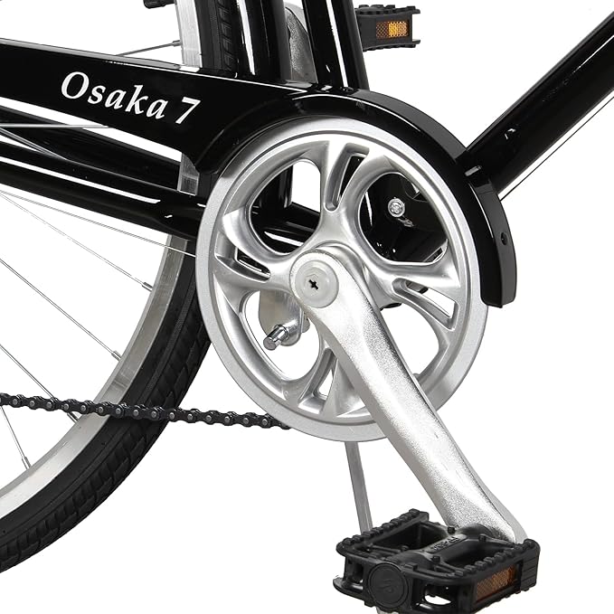 Tracer Osaka Hybrid Bikes, Steel Frame, Shimano Nexus Inter 3/7 Speed, Brown Seat Brown Grips, Road Bike, City Bike, Multiple Colors