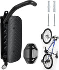 Swivel Bike Rack Wall Mount, Vertical Bike Hanger for Garage Organizer, Indoor Bike Storage Rack with Wheel Hook for Road, Mountain Bikes (1 Pack)