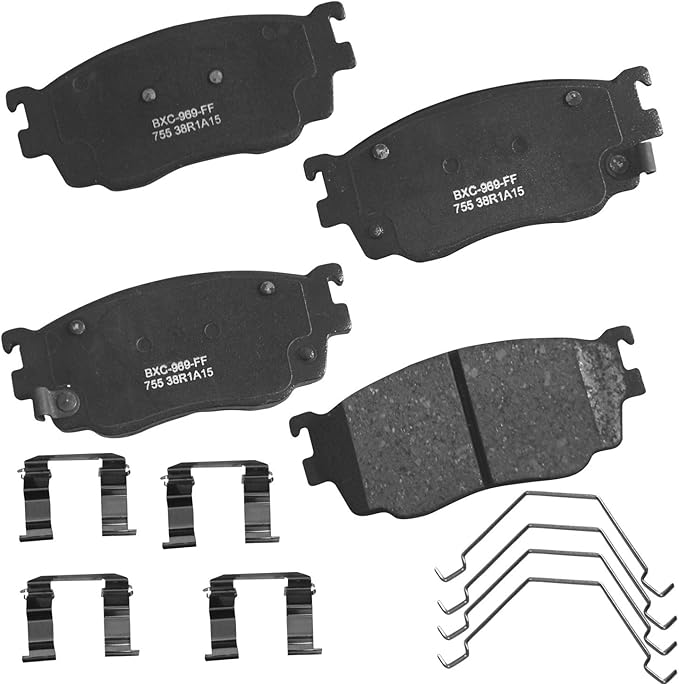 Bendix Premium SBC755 Ceramic Front Brake Pads for Mazda 626 2002-1998, Protege 2003
