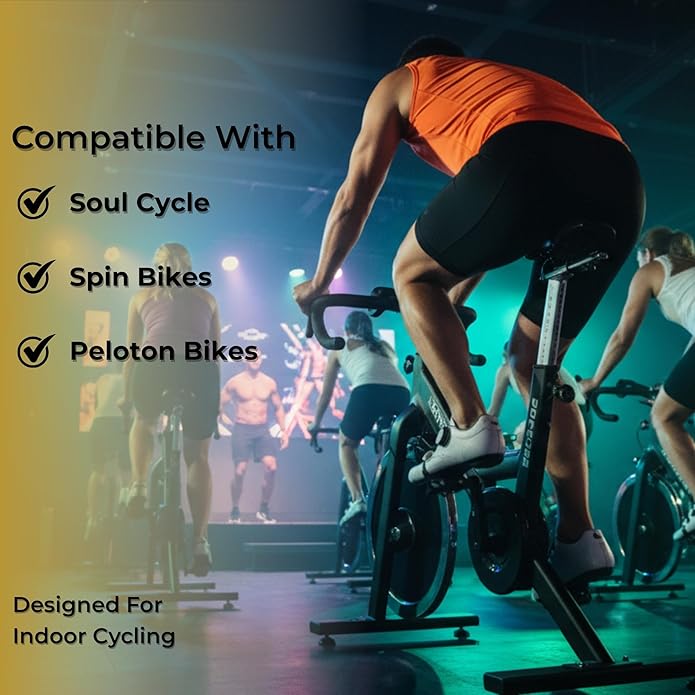 Tommaso Strada Mens SPD & Peloton Shoes—2 in 1 Cycling Shoes—Install Your Own Delta or SPD Cleats for Spin Bikes, Indoor Cycles or Most Mens Bicycles—Explore Bike Accessories