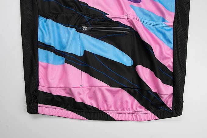 Coconut Ropamo CR Mens Cycling Jersey Short Sleeve Road Bike Shirt with 3+1 Zipper Pockets Breathable Quick Dry