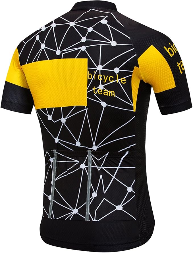 Cycling Jersey Mens Road Bicycle Clothing Summer Short Sleeve Breathable Cycling Tops