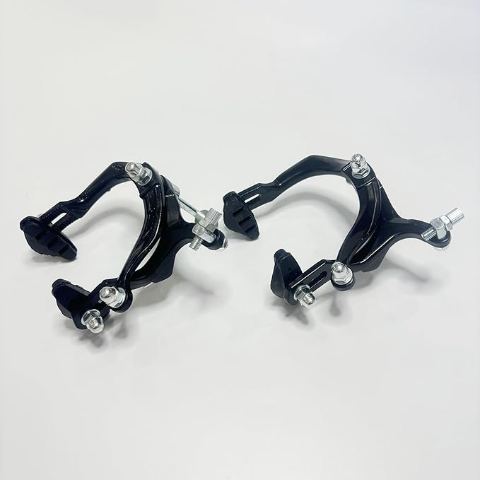 CDHPOWER Bike Brake Calipers Set C Brake Caliper Rear & Front Brakes Kit Aluminum Alloy Side Pull Brake for MTB Mountain Bike, Road Bicycle (1 Pair)