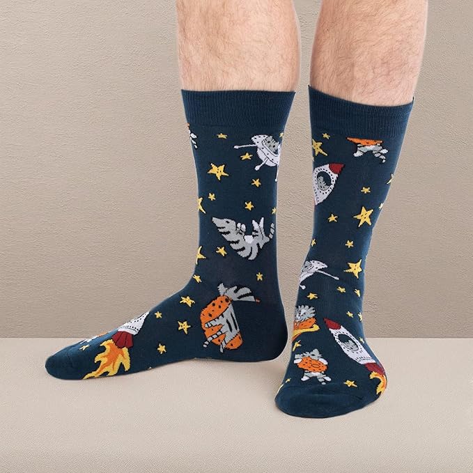 Good Luck Sock Novelty Crew Socks for Adults - For Men, Women and Teens