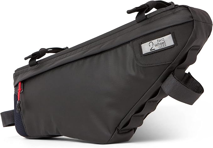 Two Wheel Gear - Mamquam Bicycle Frame Bag - Water Resistant, Adjustable - Designed for Commuting and Touring