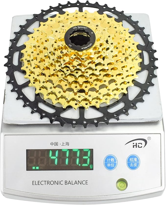 VG SPORTS 8/9/10/11/12 Speed Ultra-Light Bike Cassette for Mountain Bike 11-40T/11-42T/11-46T/11-50T/11-52T MTB Cassette Lightweight Aluminum Bracket Cassette