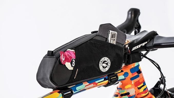ULAC TREKKING GT BOLT-ON Bike Top Tube Bag, Waterproof Pouch Pack, Cycling Accessories Pouch for Mountain Road Bike