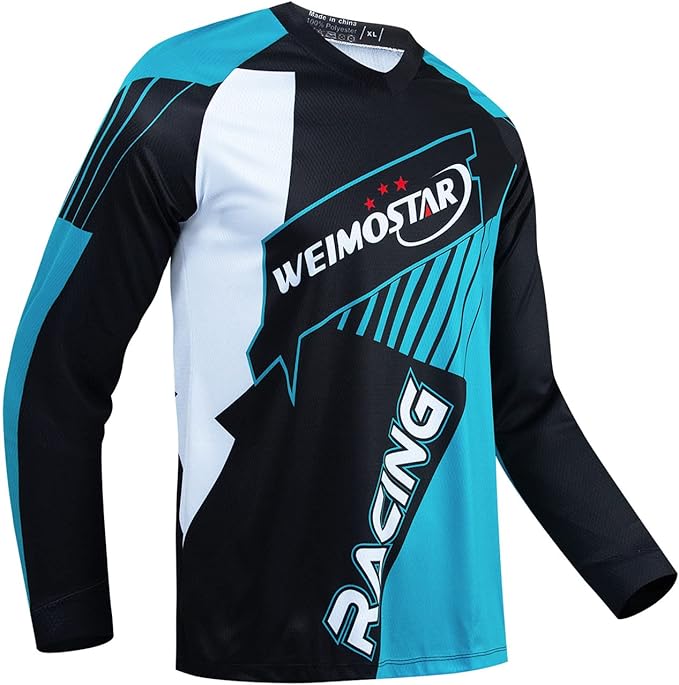 Cycling Jersey Long Sleeve Men's Mountain Bike Motocross Jersey Long Sleeve MTB T-Shirt