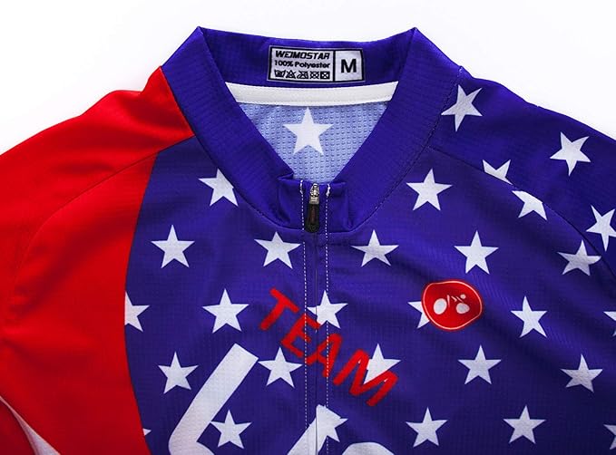 Men Cycling Jersey Skull Bike Short Sleeve Tops Quick-Dry Reflective 3-Pockets S-3XL