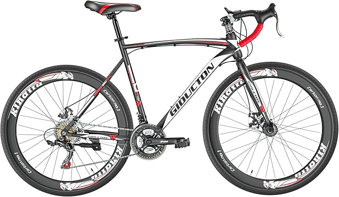 EUROBIKE Mens Road Bike, YH-XC550 Road Bike for Men, 54cm Frame Bicycle, 700C Wheels,Urban Commuter Bikes