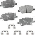 Bendix Premium SBC1811 Ceramic Front Brake Pads for Fiat 500X 2021-2016, Jeep Compass 2022-2017, Renegade 2021-2015