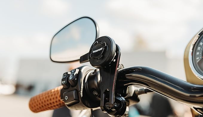 Rokform – Universal Motorcycle Mount Vibration Dampener, for Motorcycle and Bike Phone mounts, for iPhone, Samsung, & Pixel Twist Lock Cases (Black)