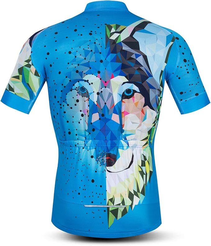 Bike Bicycle Tops Men's Cycling Jerseys Full Zipper MTB Clothing Cycle Clothes