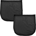 2 PCS Motorcycle Helmet Bag, Helmet Protection Drawstring Bag Made of Nylon Cloth, Large Capacity Helmet Storage Bag for Motorcycle Bicycle, Universal Motorcycle Accessories (Black)