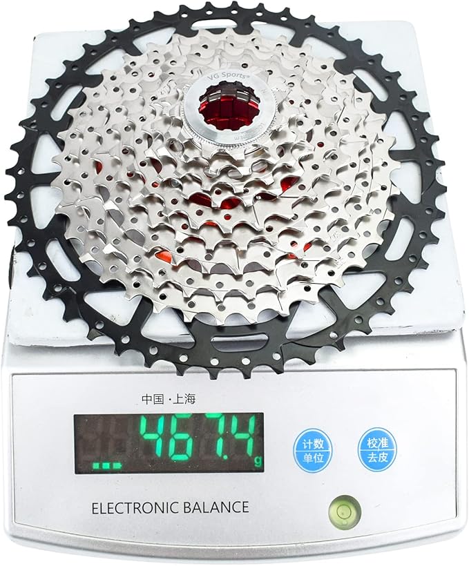 VG SPORTS 8/9/10/11/12 Speed Ultra-Light Bike Cassette for Mountain Bike 11-40T/11-42T/11-46T/11-50T/11-52T MTB Cassette Lightweight Aluminum Bracket Cassette