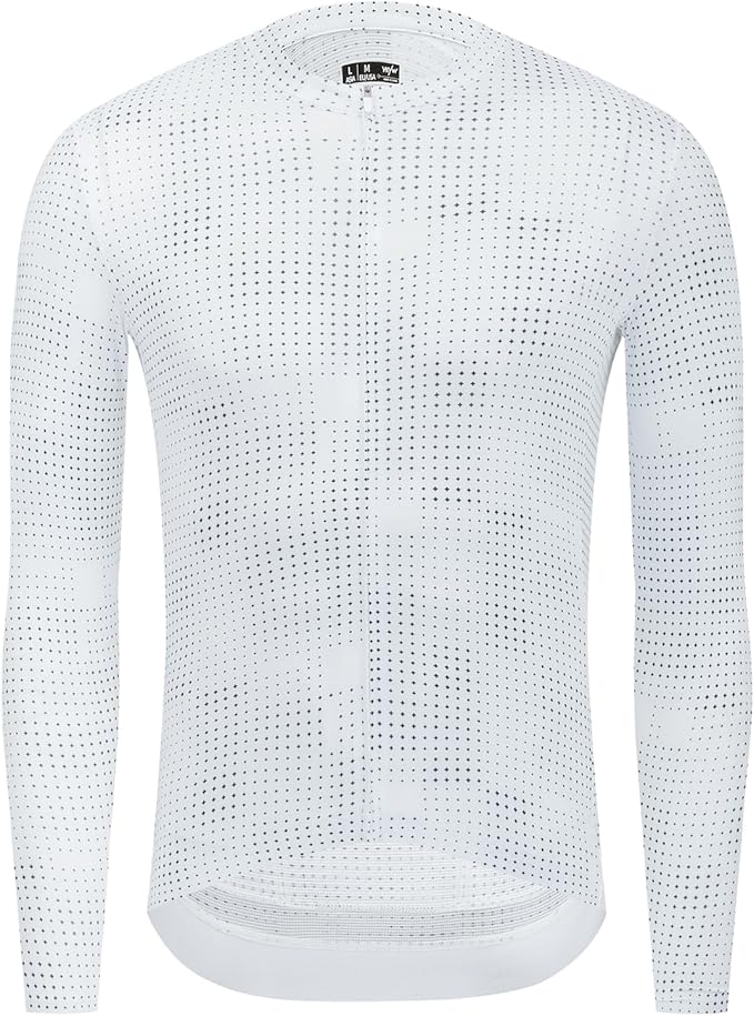 YKYWBIKE Cycling Jersey Men Long Sleeves Bike Jersey with Pockets Breathable MTB Biker Shirts Biking Shirts for Men Cycling