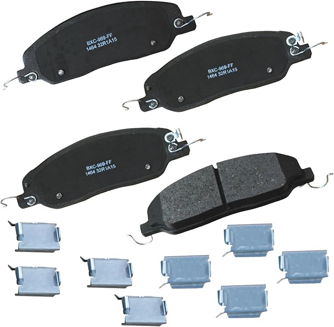 Bendix Premium SBC1464 Ceramic Front Brake Pads for Ford Mustang 2014-2011