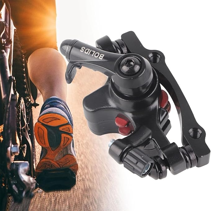 Haofy Mountain Bike Disc Brake, F160/R140 Brake Pads, Bicycle Brake Device Mechanical Bike Pulling Disc Brake Front Rear Disc Brake Bb8