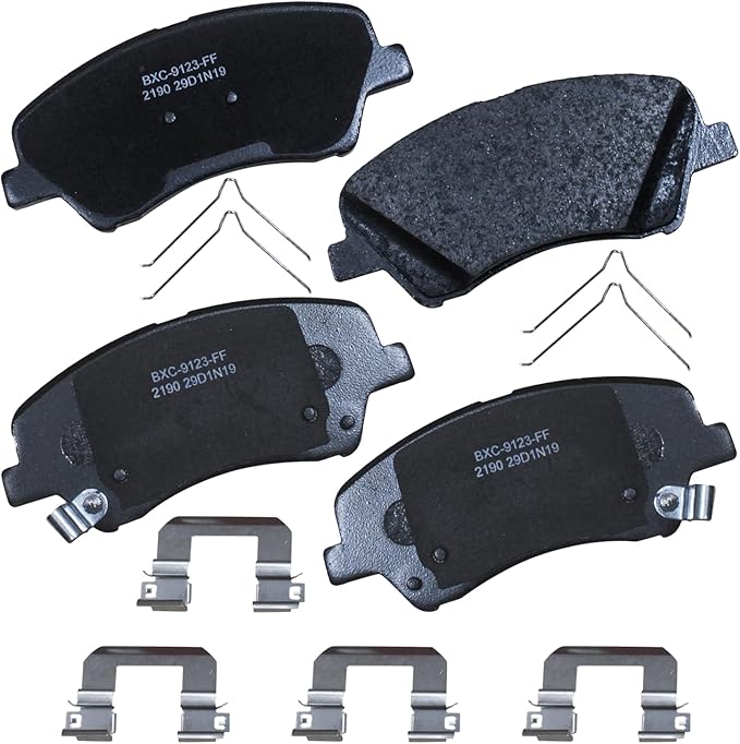 Bendix Premium SBC2190 Ceramic Front Brake Pads for Hyundai Accent 2022-2018, Kia Rio 2023-2018