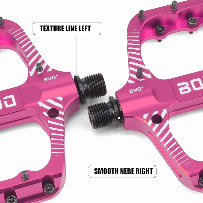 Bike Pedals 9/16" Lightweight Non-Slip Bicycle Platform Pedals - Fits Most Adult Bikes & Mountain Bikes &MTB, Road Bikes and Slip-Resistant Design