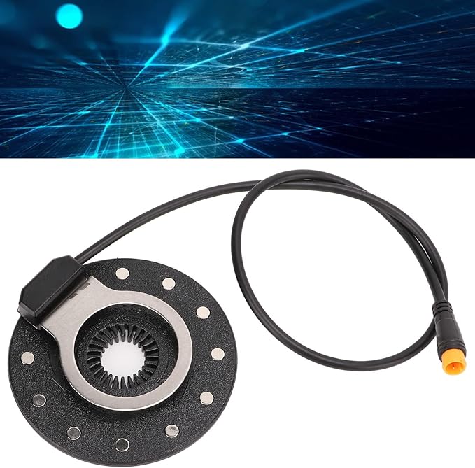 Electric Bike Assist Sensor, Electric Bike Assist Sensor High Sensitivity 12 Magnets Right Dual Hall Sensor Electric for Bike Pedal Accessories
