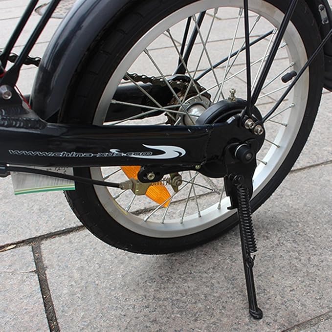 USONG Bike Kickstand Children's Bicycle Kickstand Stand Folding Cycling Center Bracket 12" 14" 16" 18" 20" 22" 24" 26" 28" Bike Racks