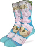 Good Luck Sock Novelty Crew Socks for Adults - For Men, Women and Teens