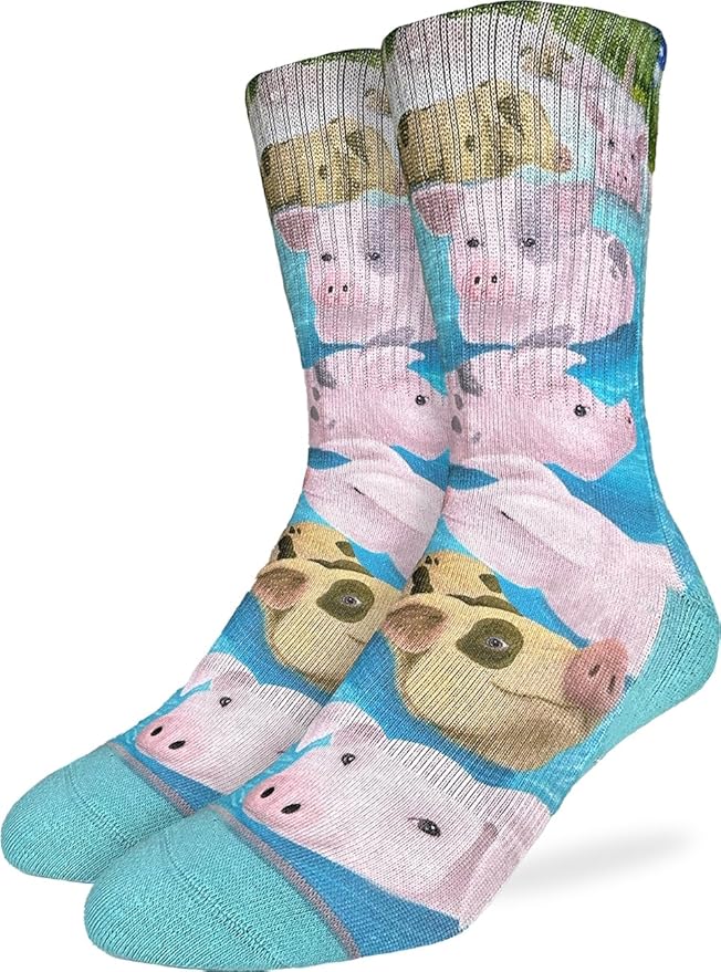 Good Luck Sock Novelty Crew Socks for Adults - For Men, Women and Teens