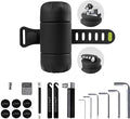 BONE Bike Portable Tool Kit, 14-in-1 Bicycle Repair Capsule, Scratch-Free & Waterproof Silicone Bag for Emergency Maintenance, Cycling accessory with Tire Pump & Wrench for Camping & Travel