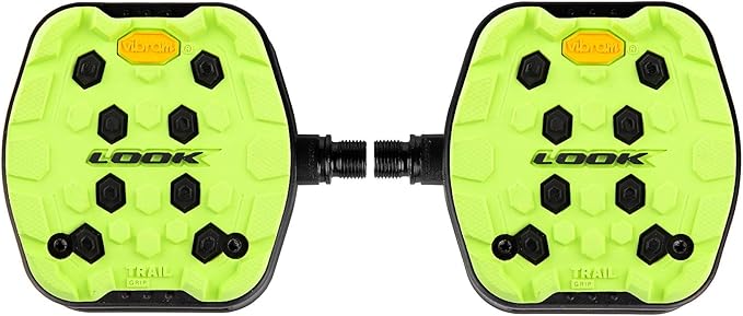 LOOK Cycle - Geo Trail Grip Bike Pedals - Flat Pedals - MTB Bike Pedal - Black, Red, Lime, Camo