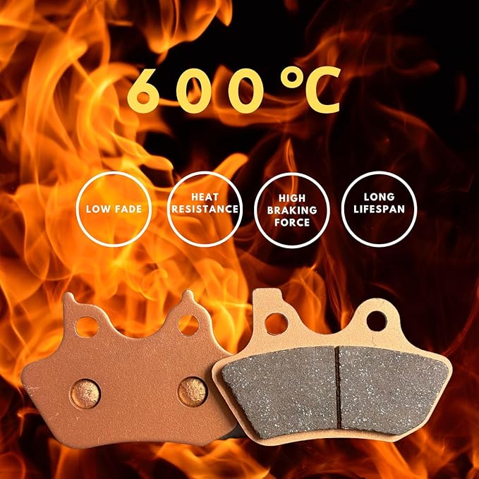 Brake Pads Compatible with Harley Davidson 2000-2007 / EBC - Sintered (1 Set)