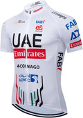 Men's Cycling Bike Jersey Short Sleeve Biking Shirt with 3 Rear Pockets + Zipper Pocket Breathable Quick Dry Bicycle Jersey