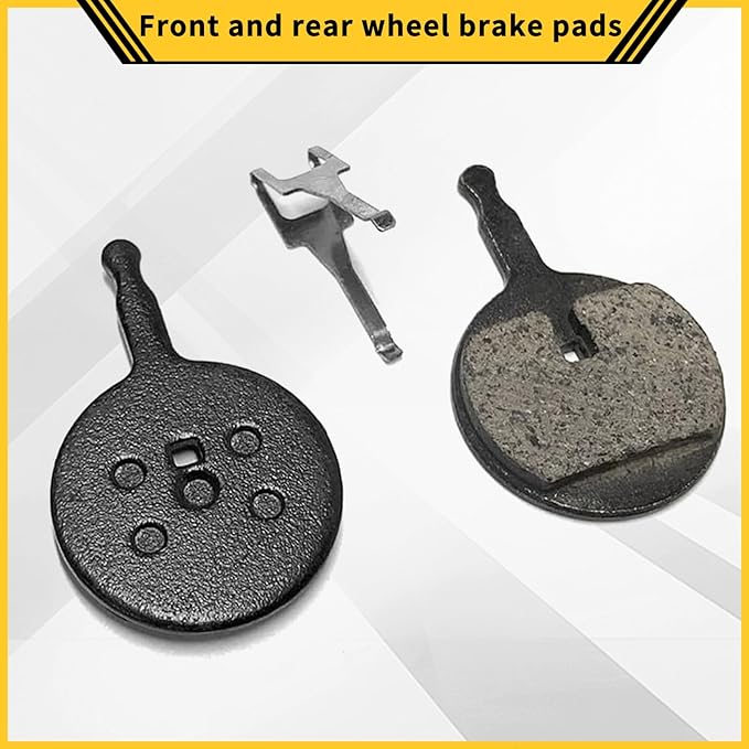 2 Pack Front Wheel and Rear Wheel Brake Pads,Compatible with Jetson Bolt Pro/DYU D1F D2F D3F Electric Bike