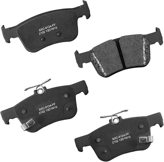 Bendix Premium SBC2102 Ceramic Rear Brake Pads for Acura Integra 2024, RDX 2023-2021, Honda Accord 2024-2018, Civic 2022-2020, Insight 2022-2019