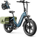 Heybike Ranger 20"x4.0" Fat Tire Folding Electric Bike for Adults, 1200W/1800W Peak Motor, 28/32MPH, up to 55/90 Miles Range, UL2849 Certified Removable Battery for Commute Beach Mountain Snow E Bike