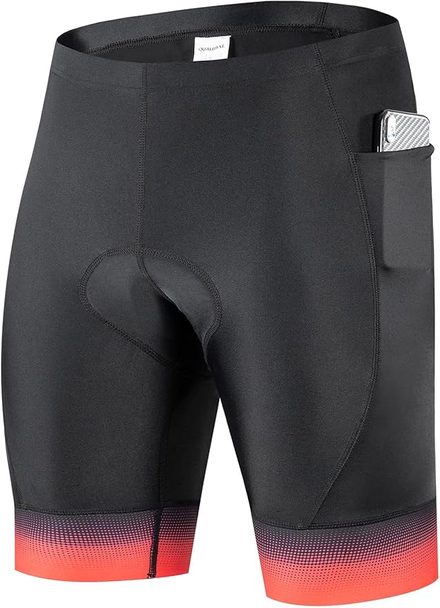 Przewalski Men's Padded Bike Shorts Cycling Road Riding Bicycle Cycle Shorts Pockets UPF 50+ Biking Tights