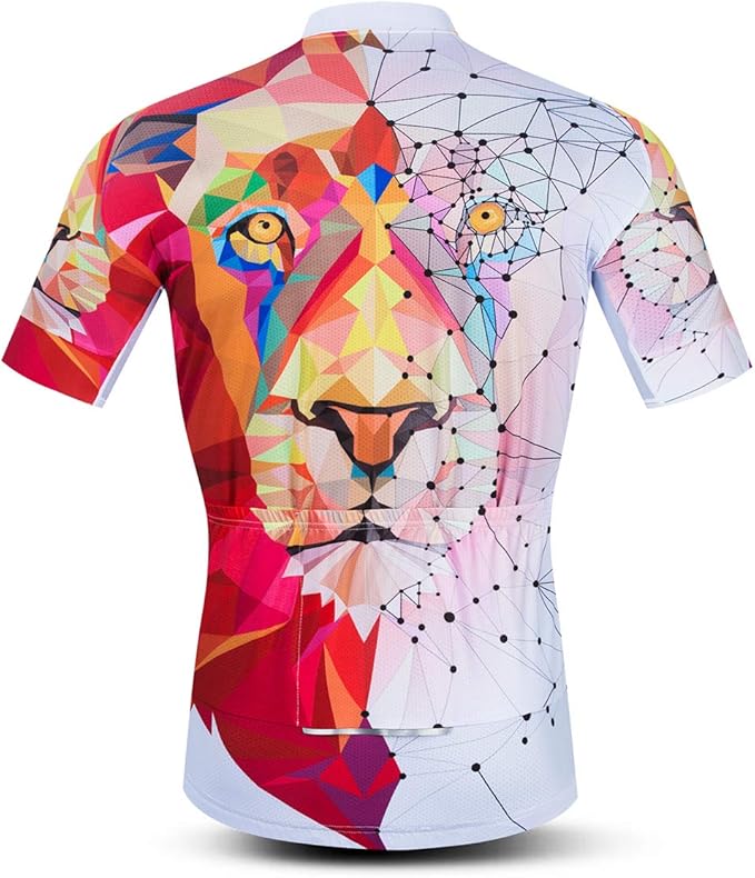 Hotlion Summer Cycling Jersey Men Mountain Bike Jersey Quick Dry Bicycle Shirt Short Sleeve Cycling Clothing